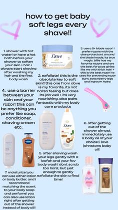 Shave Routine, Shaving Tips, Best Shave, Smooth Legs, Body Hygiene, Beauty Routine Tips, Basic Skin Care Routine, Shower Skin Care, Perfect Skin Care Routine