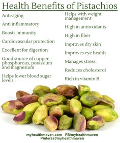 Pistachio Health Benefits, Food Benefits, Food Health Benefits, Healing Foods, God Mat, Food Info, Healing Food, Food Facts