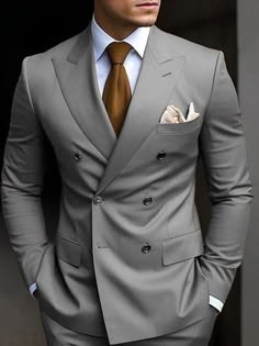 Men Fancy Suit, Colored Wedding Suits, Men Graduation Outfit, Cap Men Fashion, Navy Blue Sky, Stylish Mens Suits, Slim Fit Suit Men, Classy Suits, Classy Outfits Men