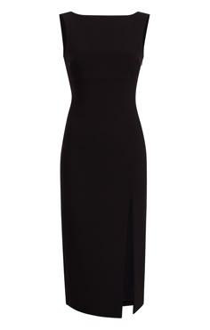 A touch of elegance - the Tilden Dress! Crafted in black and detailed with pearl accents, this midi dress will have you looking both beautiful and sophisticated. The high neck and subtle slit really bring this piece to life, making it perfect for any special occasion! Fit Details High necklineLinedFittedMidi lengthSleeveless67% Polyester 27% Rayon 6% SpandexDry Clean OnlyImportedLength: 41.25in from shoulderMeasurements from size 4 Black Dress Minimalist, Black Beaded Mini Dress, Blundstone Fashion, Business Black Dress, Black Work Dress, Black Dress Winter, Tom Ford Dress, Cute Formal Dresses, Sleeveless Black Dress