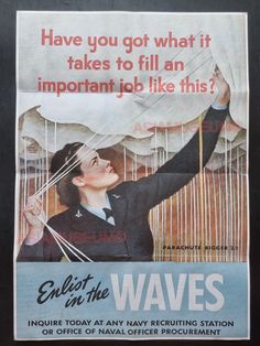 an old poster advertises the use of ropes to protect workers from falling off their umbrellas