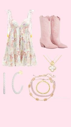 country, outfit, outfit inspo, country concert, pink outfit, western Country Concert Outfit Pink Boots, Pink And White Cowgirl Outfit, Country Girl Concert Outfits, Concert Pink Outfit, Coquette Cowgirl Aesthetic, Girly Cowgirl Outfits, Pink Country Outfit, Cold Country Concert Outfit Winter, P!nk Concert Outfit Ideas