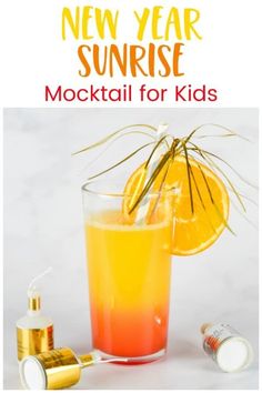 the new year sunrise cocktail for kids