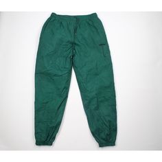 Vintage 90s Adidas Mens Large Spell Out Lined Cuffed Nylon Joggers Pants Green Mens Pants Dark spots front and back. Has color fade Mens size Large Measurements are: 17 inches across the waist laid flat 32 inch inseam 44 inches from top to bottom Green Nylon US Shipping is FREE, Canada is $15 and International is $24 Check out my other items in my store! PR606 Jogging Adidas, Green Pants Men, Adidas Hose, Adidas Bottoms, 90s Adidas, Adidas Joggers, Adidas Vintage, Adidas Sweatpants, Joggers Pants