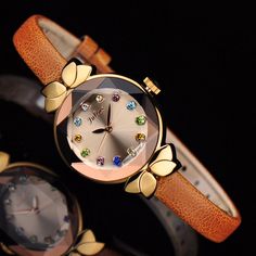 Dress Korea, Cute Watches, Fashion Watch, Casual Watches, Cute Bracelets, Quartz Bracelet, Women Wrist Watch, Gem Stone