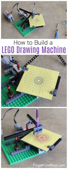 how to build a lego drawing machine with instructions for beginners and advanced students alike