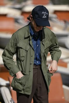 M65 Field Jacket, The Sartorialist, Ivy Style, Dad Fashion, Mens Fashion Smart, Mens Outfit Inspiration, Mens Fashion Classy, Cool Outfits For Men