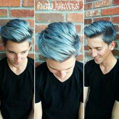 Hairstyles Pastel Green Hair, Dyed Hair Pastel, Turquoise Hair, Dont Care, Men Hairstyles