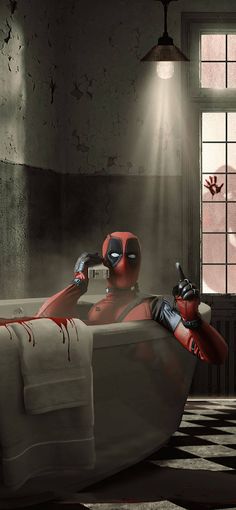 Telefon Arka Plan Resmi 4K Deep Pool, Album Cover Wallpaper Collage, Deadpool Wallpaper, Deadpool And Wolverine, Dead Pool