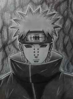 a drawing of naruto from naruto