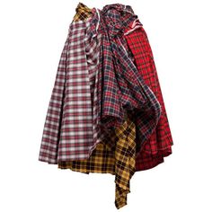 Red Tartan Skirt, Black Cotton Skirt, Ropa Upcycling, Informal Dress, Tartan Fashion, Red Plaid Skirt, Robes Vintage, Tartan Skirt, Plaid Shirts