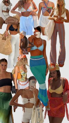 Colorful Beach Outfit Aesthetic, Beach Boat Outfit, Beach Outfit Birthday, Outfit Ideas For Pool Party, Casual Beach Party Outfit, Birthday Pool Outfit, Bachelorette Party Beach Outfit, Pool Party Aesthetic Outfit, Pool Party Birthday Outfit