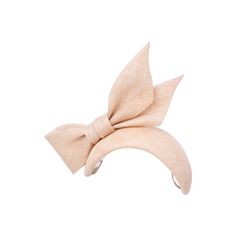 This feminine and chic headband style hat will look fabulous at so many occasions - weddings, races, cocktail parties to name a few. Its neutral shade (light beige) makes it so versatile that you can enjoy wearing it again and again. A bandeau style cocktail hat that sits on top of the head, the headpiece design has been influenced by small vintage hats, while the large bow trim adds a contemporary edge that you can style alongside florals or more tailored fashion. Handmade in sinamay (straw), t Beige Formal Hat Fascinator, Beige Party Fascinator, Luxury Fitted Beige Fascinator, Elegant Beige Adjustable Fascinator, Elegant Beige Headband Fascinator, Sinamay Fabric, Headband Hat, Tailored Fashion, Chic Headband