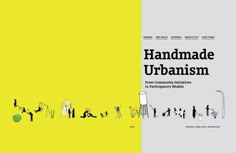 the cover of handmade urbanism from community dispensaries to contemporary media