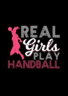 the words real girls play basketball are shown in pink and white on a black background