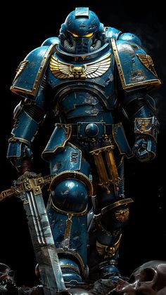 Salamanders Space Marines, Warhammer Armies, Apocalypse Character, Warhammer 30k