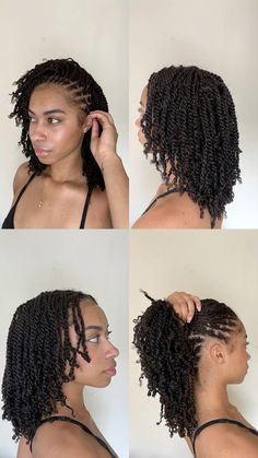 Mini Twists Long Natural Hair, Clean Hairstyles, Mini Twists Natural Hair, Natural Protective Styles, Poofy Hair, Natural Hair Stylists, Short Afro, African Styles, Mini Twists