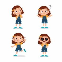 Simple Cartoon Characters, Children's Book Characters, Illustration Story, Simple Cartoon, Kid Character