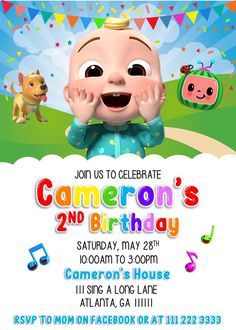 a baby's first birthday party with an image of a cartoon character on it