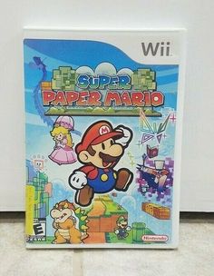 the nintendo wii game super mario paper mario