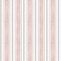 a pink and white striped wallpaper pattern