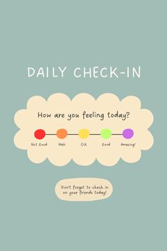 Take a moment to ask yourself, how are you feeling today? Are you amazing, good, okay, meh, or not good? Why might this be? How can you help yourself today? Don't forget to check on a friend! How You Feeling Today, What Mood Are You Today, How Are You Doing Today, Mood Check In, How Do You Feel Today, Mental Health Check In, How Are You Feeling Today, Mental Health Promotion, Mental Support