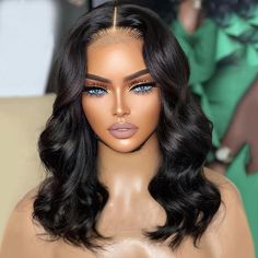 Closure Wig Straight Hair, Wedding Hair Wig, 16 Inch Body Wave Wig, 18inch Wig, Virgin Hair Color, Hair Lookbook, Elegance Hair, Bday Shoot, Glueless Lace Front Wigs