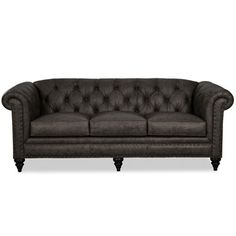 an image of a couch that is in the middle of a white background with black trim