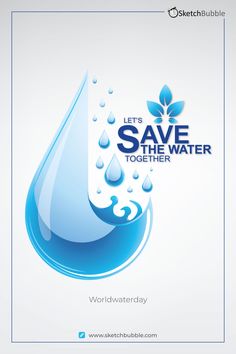 World Water Day Save The Water, Bottle Design Water, Save Water Poster, Water Bottle Label Design, Water Facts, Food Business Card, Powerpoint Tips, Water Branding, Bottle Label Design