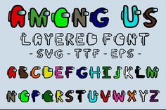 the colorful font and numbers are all in different styles, but it is not very difficult to