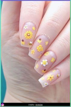 20 Stunning Wildflower Nail Ideas to Brighten Your Day

Welcome to our vibrant world of “50  Wildflower Nail Ideas”! If you love nature and enjoy expressing your creativity through nail art, you’ve come to the right place. Wildflower nails are perfect for adding a touch of beauty and charm to your look. Whether you prefer delicate daisies, bright sunflowers, or colorful bouquets, there’s a wildflower nail design that will capture your heart.

#BloomingNails #WildflowerNailArt #GorgeousNailDesigns #FloralNails #BrightenYourDay #NatureInspiredNails #NailArtIdeas #DIYNailArt #CheerfulNails #SpringNailArt Wildflower Nails, Daisy Acrylic Nails, Neon Yellow Nails, Pastel Nail Art, Yellow Nail Art, Yellow Nails Design, Elegant Manicure, Chic Nail Art