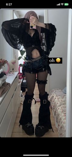 Cute Goth Outfits, Rave Fit, Trashy Outfits, Alt Outfits, Image Swag, Alt Fashion, Swaggy Outfits, Goth Outfits