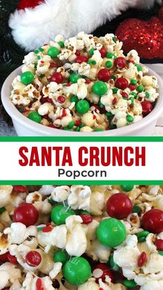 Fun Christmas Party Food, Movie Night Desserts, Christmas Popcorn, Best Christmas Desserts, Christmas Appetizers Party, Work Christmas Party, Family Christmas Party, Christmas Candy Recipes