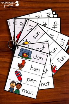 printable sight book for beginning and ending sounds with pictures on the front, back and sides