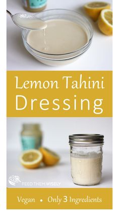 lemon tahitii dressing in a glass bowl next to sliced lemons