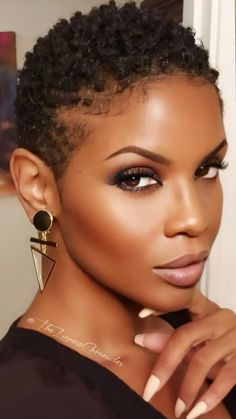 Short Thinning Hairstyles For Black Women, Natural Pixie Haircut Black Women 4c, Curls On Short Hair Black Women, Natural Hair Cuts For Black Women, Natural Short Hair Ideas For Black Women, Short Natural Hair Cuts For Black Women, Brush Cut For Black Women, Coils On Natural Hair, Tapered Natural Hair Cut