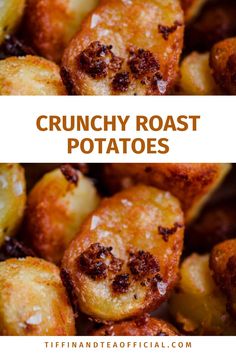 Crunchy roast potatoes on plate Crispiest Potatoes, The Best Roast, Best Roast Potatoes, Perfect Roast Potatoes, Best Roast, Sides Recipes, Roasted Potato Recipes, Potato Recipe