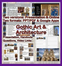 two versions of the gothic art and architecture presentation