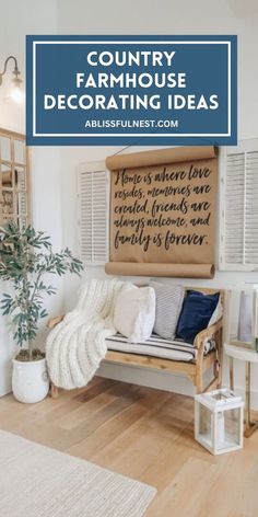 If you’re craving a home that feels both warm and stylish, these country farmhouse decorating ideas will inspire you. Think earthy tones, vintage pieces, and natural textures—perfect for creating a relaxed, yet sophisticated, atmosphere. With just a few simple updates, your space can feel like it belongs on a farm. #rusticcharm #countryliving #homedesign Farmhouse Living Room With Fireplace, Farmhouse Bedroom Paint Colors, Farmhouse Decorating Ideas, Farmhouse Bedroom Furniture, Farmhouse Bedroom Decor Ideas, Farmhouse Bathroom Decor Ideas, Farmhouse Living Room Furniture, Farmhouse Bathroom Vanity