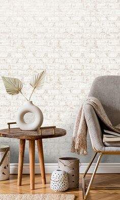 realistic faux effects brick wallpaper Living Room Wallpaper Brick, Wallpaper Living Room Feature Wall, Cozy Living Room Wallpaper, Wallpaper Living Room Feature, Living Room Wallpaper Ideas Modern, Wallpaper Living Room Accent Wall, Contemporary Style Living Room, Wallpaper Bedroom Feature Wall, White Brick Wallpaper