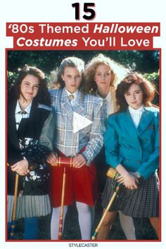 an advertisement for the tv show'80s themed halloween costumes you'll love '