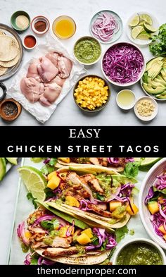 We can probably all agree that taco night is the best. While we mix up the taco fillings a bit week to week, this chicken street taco recipe is a forever favorite. They’re called “street tacos” because the flavors of the marinade and seasonings are inspired by the delicious flavors of the world-famous street food of Mexico.