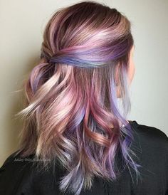 ✨Pinterest @Blessed187✨ Unique Hair Colors, Unique Hair Color Ideas, Unique Hair Color, Kids Hair Color, Cheveux Oranges, Underlights Hair, Hair Color Unique, Unique Hair, Trendy Hair Color