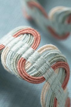 closeup of an intricate knot on a piece of cloth