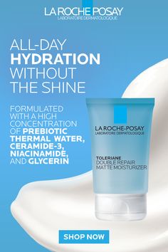 Toleriane Double Repair Matte provides all-day hydration without the shine and skin barrier repair after 1 hour. Face Moisturizer For Oily Skin, 4 Lifers, Gel Face Moisturizer, Jelly Art, Ad Ideas, Skin Care Routine Order, Creative Juice