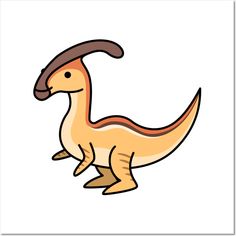 an image of a dinosaur with a hat on it's head and long legs