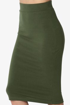 Discover ultimate comfort and style with our Basic Comfort Stretch Cotton Elastic High Waist Knee Midi Pencil Skirt. This versatile skirt is crafted from stretch cotton for a perfect fit and features a high waist design for added comfort. Elevate your everyday look with this chic and trendy wardrobe essential. Shop now for the best deals!Elasticized waist, Crafted from stretch cotton for a perfect fit and all-day comfortHigh waist, pencil design, making it a trendy and versatile addition to your Pencil Midi Skirt, Midi Pencil Skirt, Cotton Midi Skirt, Midi Skirt Pencil, Womens Basic, Knee Length Skirt, Styles Fashion, Skirts For Sale, Work Casual