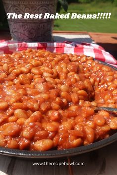 the baked beans are ready to be eaten