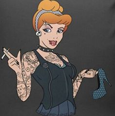 Disney Punk Cinderella Punk Cinderella, Evvi Art