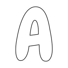 the letter is outlined in black and white, it looks like an uppercase or lowercase